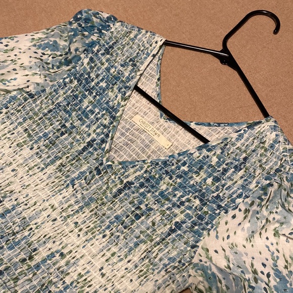 COPY - Christy Dawn Basil Dress in Morning Gladiola ruched tiered maxi floral - Picture 4 of 11